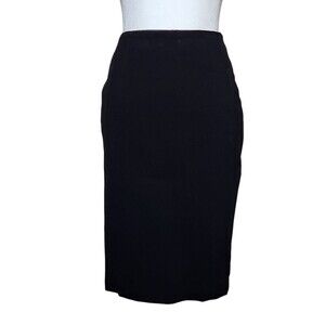 White House Black Market Tailored Seam Midi Pencil Skirt Women's 0 Minimalist